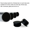 sourcing map 50mm 2" OD Plastic Insert Pipe Cover Cap 1.85"-1.93" Inner Dia Table Leg