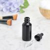 Cornucopia 1oz Black Coated Glass UV Resistant Eye Dropper Bottles (6 pack)