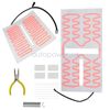 Front Heater Element Pad + Bottom Seat Foam For 2003-2006 Chevy Silverado 4PCS