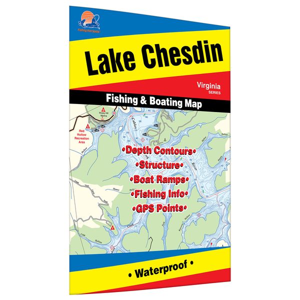 Chesdin Fishing Map, Lake