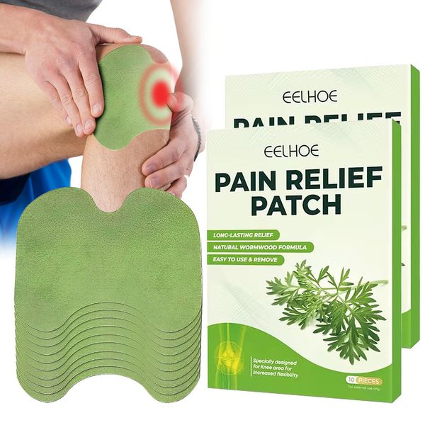 Pain Relief Patch - 20Pcs Knee Pain Relief Patches Relieve Knee Pain in Minutes,Knee Patches for Pain Relief for Arthritis,Relieves Muscle Soreness in Knee, Neck, Shoulder