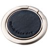 Elecom P-STRSLLNV Smartphone Ring Holding Ring, Leather, Thin, Navy