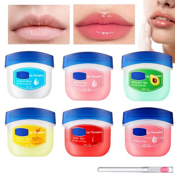 8 Stke Hydrating Lip Balm Set,lippenbalsam, Feuchtigkeitsspendende Lippenmaske for lippenpflege, Lip Mask Set,lip sleeping mask Verblassende Lippenlinien,lippenmaske set für Lippenpeeling