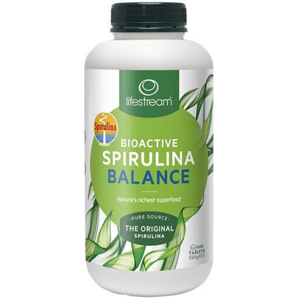 Lifestream Spirulina Balance Bioactive Tablets 1000 - made in NZ