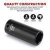 CASOMAN 1/2" Drive x 15/16" Deep Impact Socket, 6-Point, SAE, CR-MO