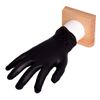 FJTK Disposable Gloves, Non-Slip, Super Elastic, Multipurpose, Black, 100 Count (S)