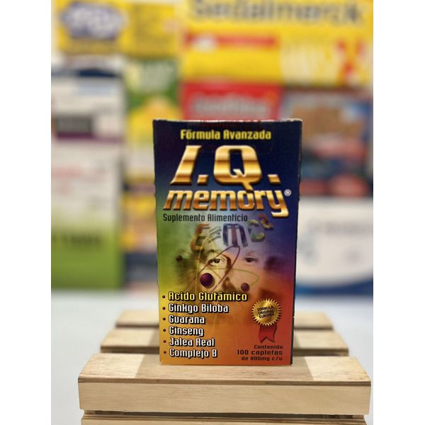 IQ MEMORY 60 Tablets Nutritional Supplement 100 % Natural