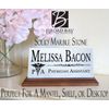 Physician Assistant Nameplate PA Gift - Solid Marble - Custom Name Plate for PAs