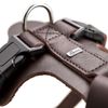HUNTER AALBORG Dog Harness, Leather, XS, Dark Brown