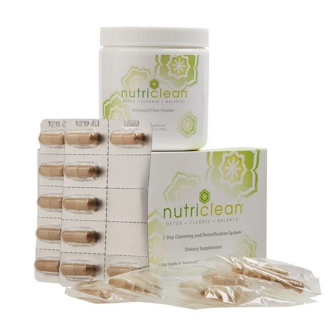 NutriClean 7 Day Cleansing System with Stevia - Detox. Cleanse. Balance.