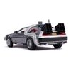 Jada 1:24 Diecast Back to The Future 2 Time Machine with Lights,Silver