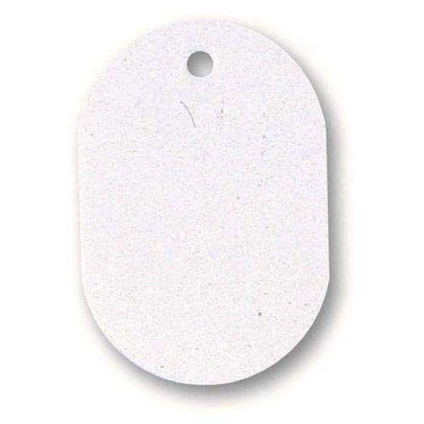Sonic NF-751-W Number Tags, Small, Plain, White, 10 Pack Set