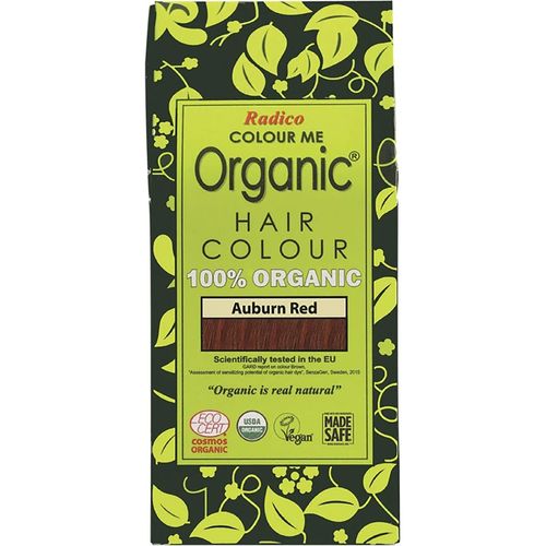 Radico Colour Me Organic Plant Hair Colour Chestnut Red (Organic, Vegan, Natural Cosmetics) Chestnut Red