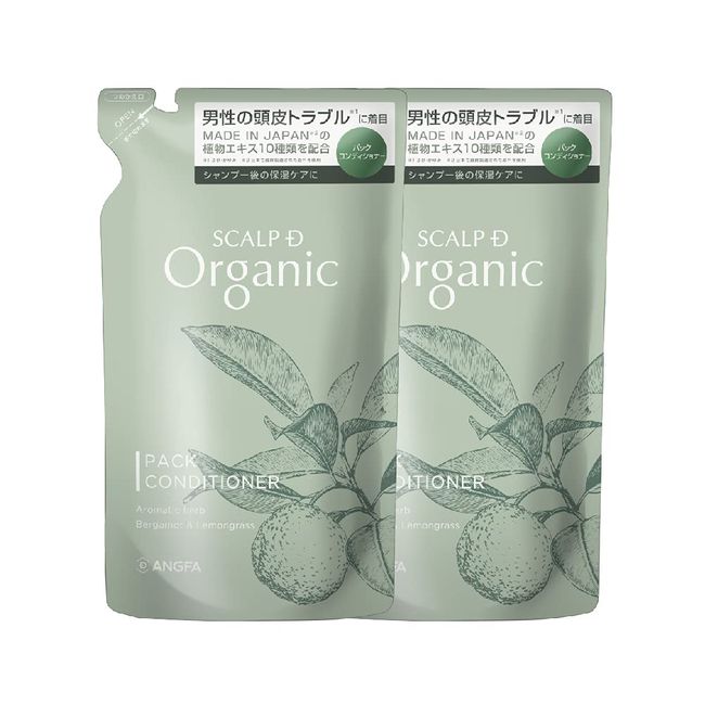 [Set of 2] Scalp D Organic Conditioner Treatment Refill 10.6 oz (300 g)