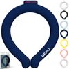 Genki Labo 2023 Great Evolution! 24 Degree Freeze Cool Neck Ring Neck Cooler Neck Cooling Neck Cooling Goods Cooling Goods Adults Children LMS XS Heat Stroke Prevention Heat Prevention Goods Japanese Company Camping Outdoor (Royal Navy))