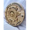 Handmade Second Amendment Right To Bear Arms Wood Sign, 10" x 10"
