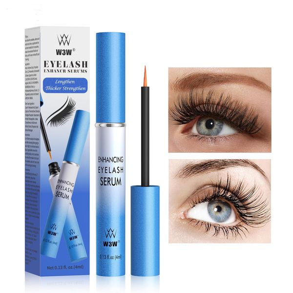 Lash Serum for Eyelash & Eyebrow Growth, 4ml Rapid Eyelash Growth Enhancing Serum, Lash & Brow Enhancer for Growing Fuller, Longer, Thicker, Healthier Lashes & Brows