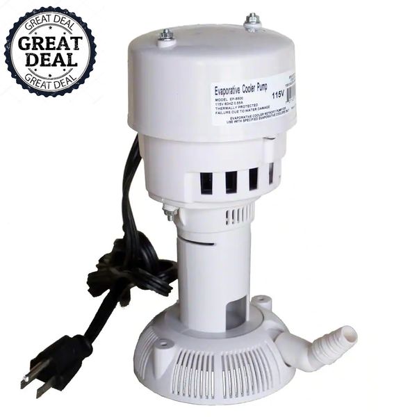 Mighty Cool 120 Volt 5500 CFM Evaporative Swamp Cooler Pump Venting Cooling NEW