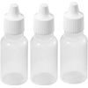 12PCS 30ml 1 oz Empty Refillable Plastic Squeezable Dropper Bottles Soft Dropping Container for Eye Liquid Samples Drops