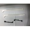 Adjustable Figure Skate Guards Hard Walking Bladeguards Blade Covers White x 10