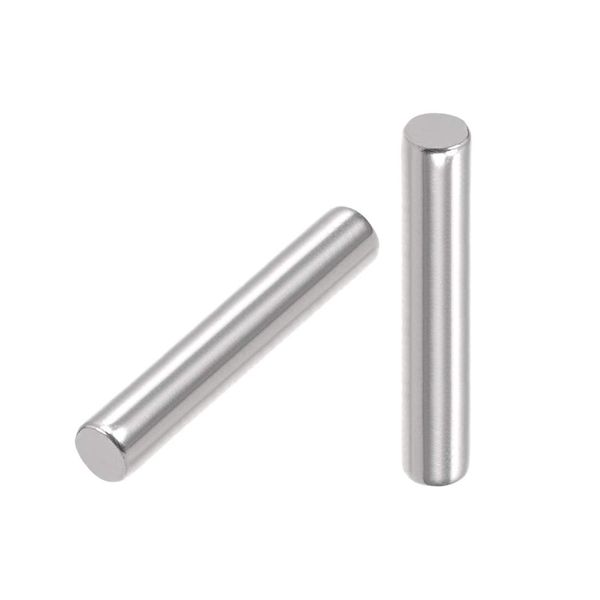 sourcing map 20Pcs 2.5mm x 18mm Dowel Pin 304 Stainless Steel Wood Bunk Bed Dowel Pins Shelf Pegs Support Shelves Silver Tone