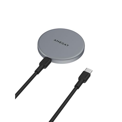 AMEGAT Wireless Charging Pad, MagFusion Aura 15W Fast Charging Qi2 Certified Magnetic Wireless Charger Compatible with MagSafe for iPhone 16/15/14/13/12 Series