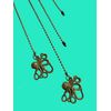 Gold Bronze Color Octopus Fan Light Pull Chain Replacement Set 3.2mm
