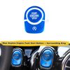 For Benz A-Class CLA-Class Blue Go Engine Start Push Button Cover Accessories 3X
