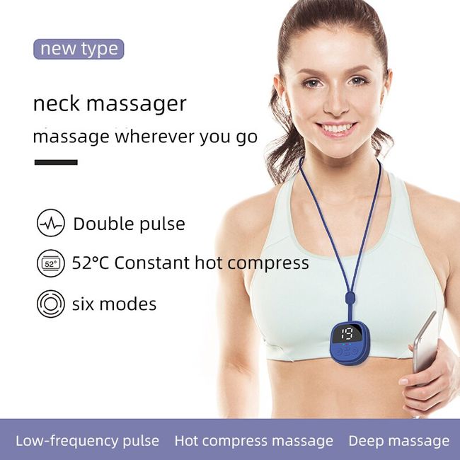 Neck Relax Massage Machine, Low Frequency Pulse Smart Neck