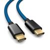 PS5 Controller Charging Cable, 3 m USB C to C Cable for Sony PS5, Microsoft Xbox Wireless Controller, Blue/Black