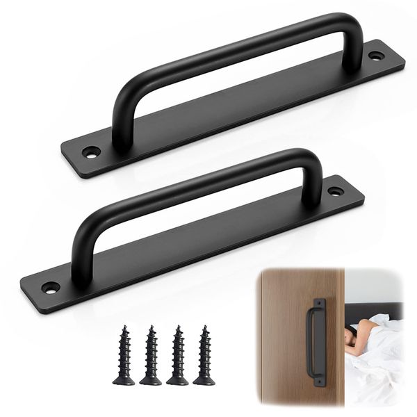 2 Pcs Aluminum Alloy Door Handle Handle Handle Cabinet Handle Door Shelf Knob Bathroom Interior Large Size Metal Door Knob with Screws Barn Sliding Door Handle Pull Handle Gate Door Pull Handle Closet