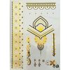 Metallic Gold Temporary Tattoos - Waterproof but Easy to Remove