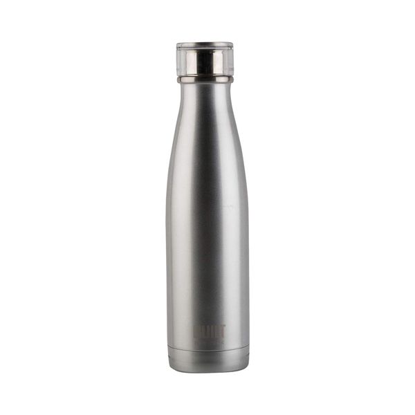 Built Perfect Seal Double-Walled Insulated Stainless Steel Water Bottle, 480 ml, Silver