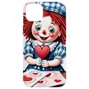 iPhone 14 Plus Raggedy Ann Making Valentine's Day Cards Case