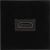British General EMHDMIB Black 2 Module Euro Module 1.4 HDMI Outlet