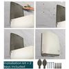 5 Pack Oval Paper Towel Dispenser Lockable 400 Sheet Capacity