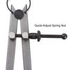sourcing map Spring Joint Caliper 10 inch / 250mm Adjustable Spring Inside Caliper with Solid Nut for Wood Turning Lathe Work