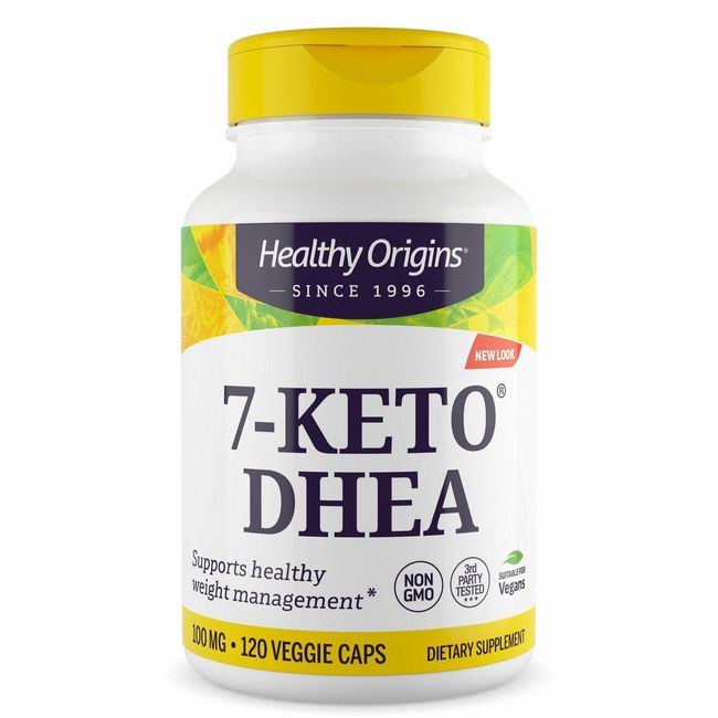 Healthy Origins - 7-Keto 100 mg 120 Veggie Caps