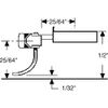 Kadee HO Whisker Coupler, 25/64" Overset (2 Pr)