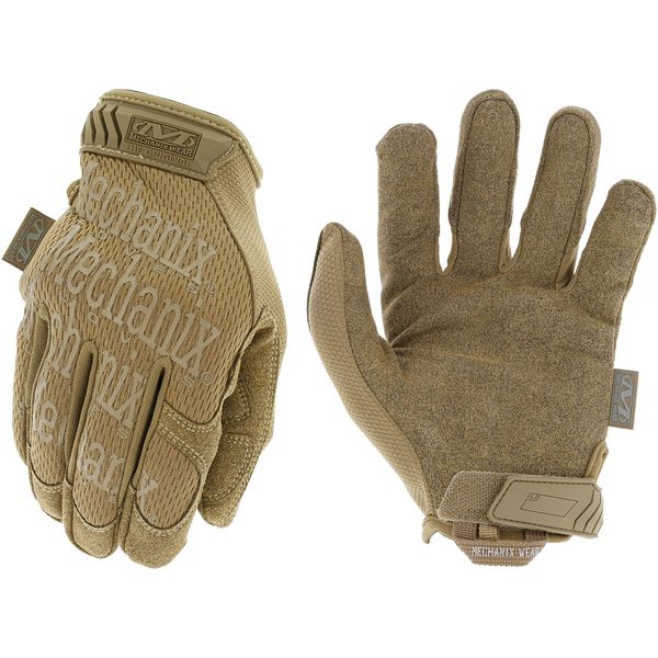 Mechanix Wear: The Original Tactical Work Gloves with Secure Fit, Flexible Grip for Multi-Purpose Use, Durable Touchscreen Safety Gloves for Men (Brown, X-Large)