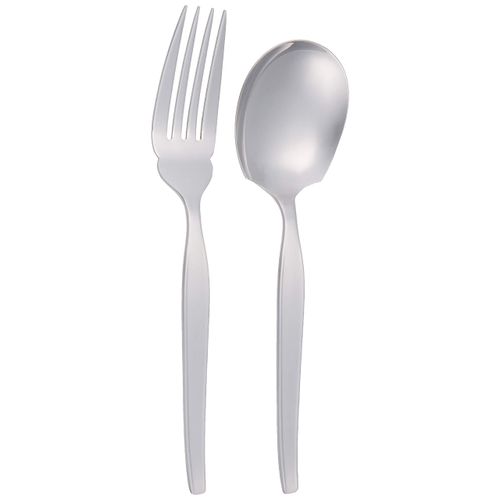 Nagao High Line Service Spoon Service Fork Set, Made in Japan