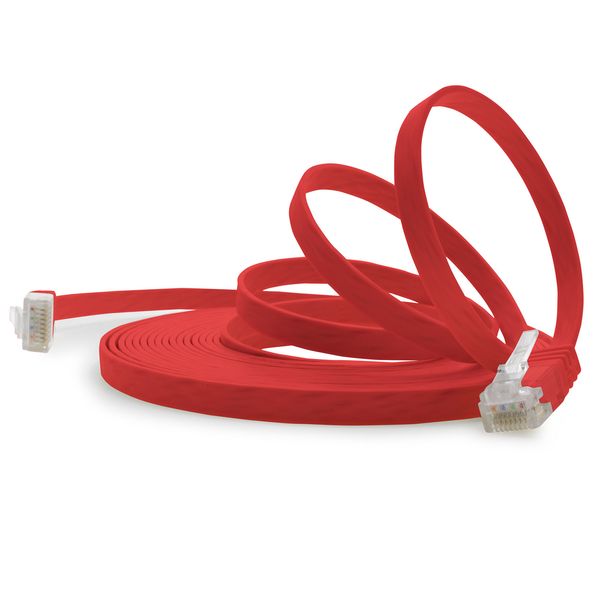 1aTTack.de 2m - Red Cat.6 Ultra Flat Gigabit LAN (RJ45) Slim Micro Network Cable