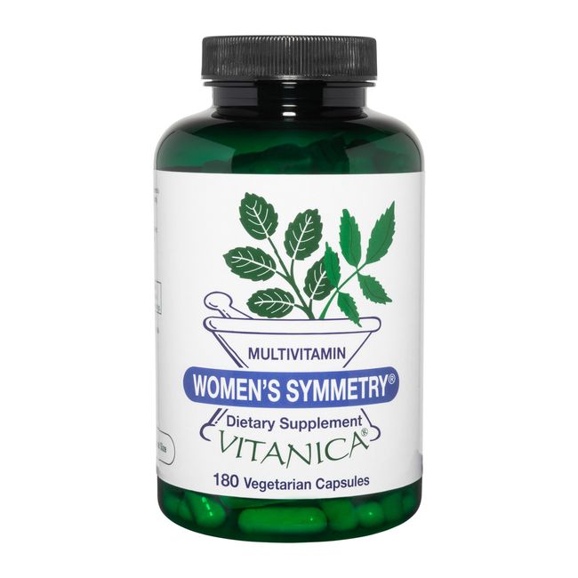 Women's Symmetry, High Potency Daily Multivitamin, Vegan, 180 Capsules