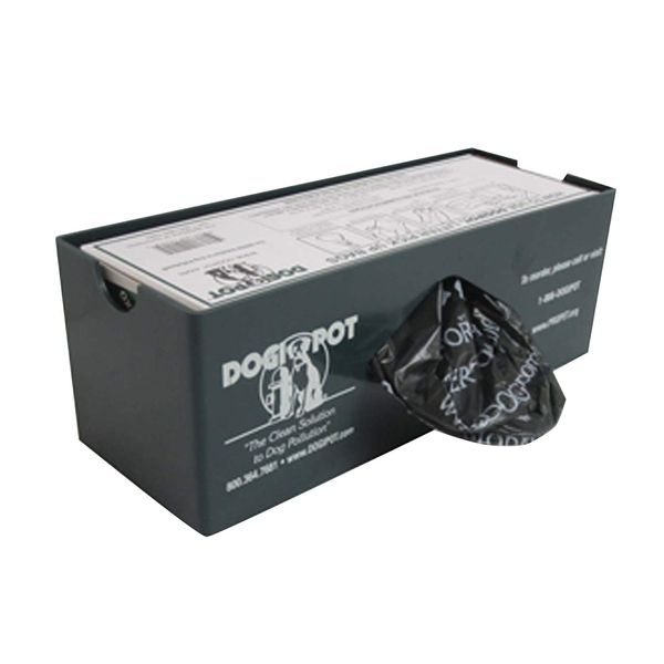 Bag Dispenser,Single Roll,Aluminum