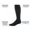 Augusta Sportswear Standard Soccer Socks, Black, Medium