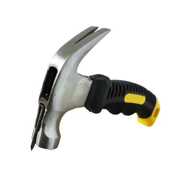 The Hammer Head has a Nail Slot, which is Most Suitable for Hitting Nails,Portable Claw Hammer,The Other end can be Used to Pull Out Nails,Made of Stainless Steel and has a Rubber Guard