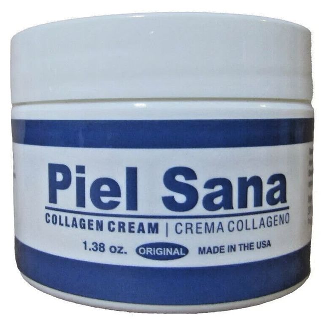 Original Piel Sana Collagen Cream Smooths Wrinkles, Rejuvenates Skin NEW 1.38oz