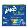 Mack's Seals Ear Plugs (1 Pair) - Blue/Yellow