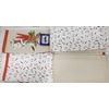 2 DIFFERENT COTTON KITCHEN TOWELS (18"x28") EASTER, BUNNY WITH FLOWERS & CARROTS