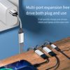 Bordhap USB Splitter Cable Data Power Split Adapter USB C OTG Cable Phone Adapter, for Phone Laptop Tablet